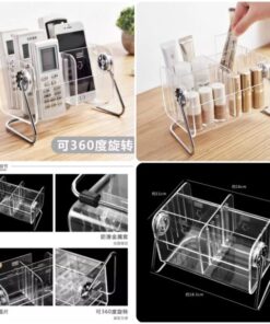 Acrylic Desktop Remote Control Organizer 221