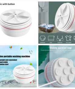 Portable ultrasonic turbine wash