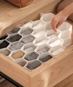 8 psc set Honeycomb adjustable drawer organizer ( 221 )
