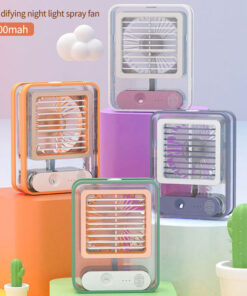 Humidifying Spray Fan With Night Light