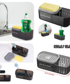 Soap pump and sink caddy