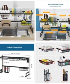 Kitchen Rack 85-Cm With Printed Box (PREMIUM QUALITY)