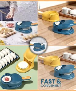 2 in 1 Dumpling Maker Machine - Make Delicious Dumplings Samosa Making Kitchen Tools