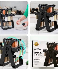18 Jar Rotating Spice Rack