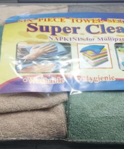 Pack Of 6 Piece Cleaning Towel