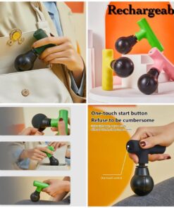 Mini Pocket Rechargeable Facial Gun Massager