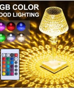 Big size crystal table lamp