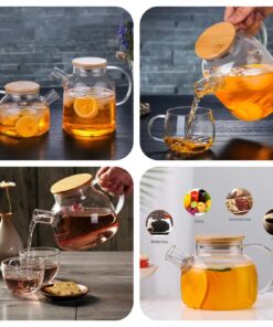 1800ml glass teapot