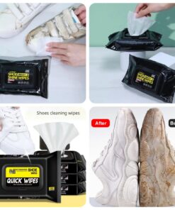 80psc pack shoes cleaning wipes