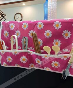 Fridge Cover with 6 Pockets