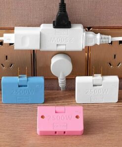 3 in 1 Extension Plug 180 Degree Rotation Electric Adapter Mini Adjustable