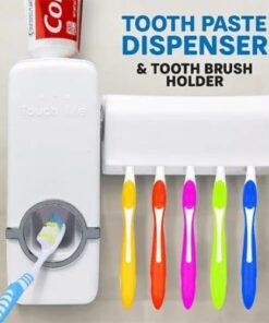 Toothpaste Dispenser & Tooth Brush Holder