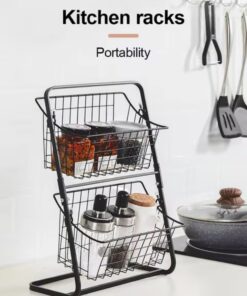 2 Layers Cradle Organizer Iron Material