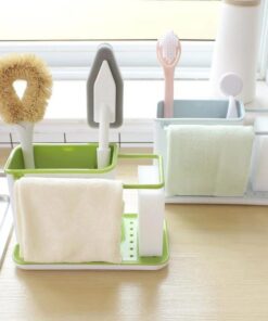 Organizer Kitchen Sink Utensils Holders Drainer Storage Shelf Sponge Holder Draining Sink Box Kitchen Tool