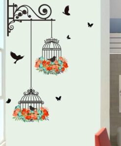 Bird Cage Wall Sticker