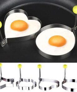Pack of 4 Stainless Steel Egg Moulds 4pcs