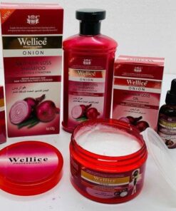 Wellice Onion  Hair Mask , Hair Shampoo , Hair Oil