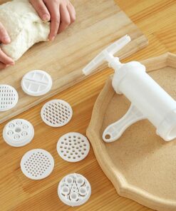 8 In 1 Plastic Manual Press Pasta Maker