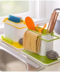 3 in 1 Plastic Kitchen Sink Storage Shelf