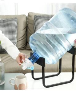 Metal stand water bottle with water tap with nozzle SD