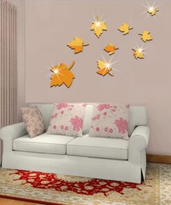 Maple Leaf Acrylic Wall Sticker