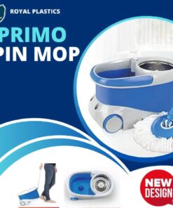 Majic Primo Spin moop with eaasy wheelss and buckeet foor maagic 360 degreee cleaning