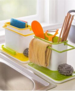 3-in-1 Plastic Kitchen & bathroom Sink Storage Shelf