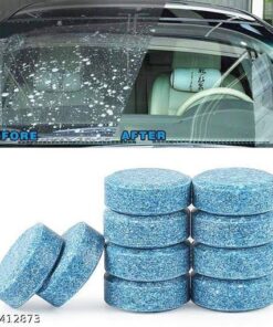 12 Pcs Car Windshield Cleaners Effervescent Tablets Windscreen Window Glass Dust Wiper Car Wash Tool Car Accessories