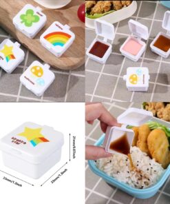 Source and ketchup mini container 4pcs set