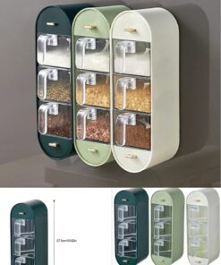 Wall mounted spice rack