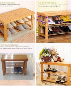 Wooden 2 layer Shoe Rack