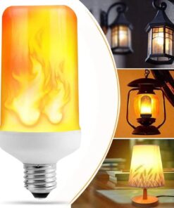 LED Dynamic Flame Effect Light Bulb