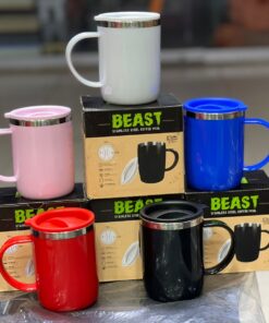 Stainless Steel Hot Cold Coffee Mug With Air Tight Lid