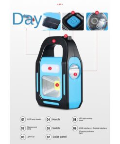 Rechargable Led Emergency Bolt Work Light - Three Light Source