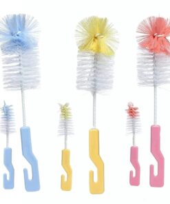 The baby bottle brush wash bottle bottle nipple brush tool sponge cleaning kit baby products wholesale