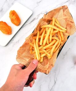 Metal Boat Snack Basket, Iron Food Basket with Sauce Dippers, French Fries Basket, Food Oil Strainer Bucket, Creative Tableware Container, Stainless Steel Wire Strainers, Metal Wire Food Organizer for Home Restaurant