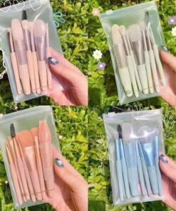 8 Pcs Make-up Brush Set With Pouch