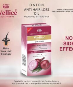 Wellice Onion Anti-Hair Loss Hair Oil, Nourishing & Strengthens