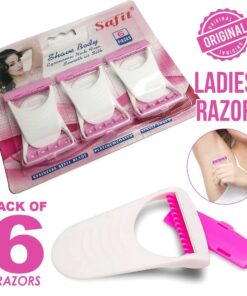 Pack of 6  Safit Body Shaving Razor