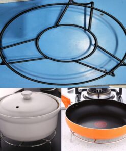 Multi-Purpose Metal Stove Burner Heated Pot Degchi Holding Stand Rack
