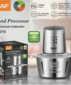 Electric RAF 2 liter Food Processor & Meat Chopper R.7019 (With Box Packing)