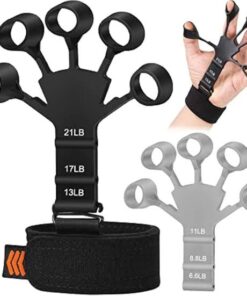 Finger Gripper Flex  Resistant Levels Hand Grip Strengthener Exerciser Recovery Physical Wrist Training Gripster Extension
