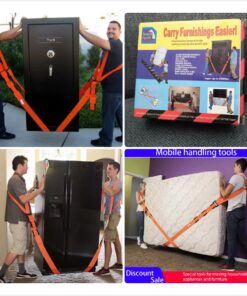 Adjustable Lifting Moving Strap Ropes Lift Cord Move Tool Heavy Objects Furniture Transport Belt Move Wrist Carrying Straps Tool