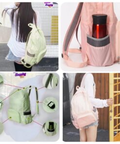 Foldable Polyester Bag Lightweight, Portable & Convertible Travel bag with Multi-Pocket Design, with Shoulder Strap for Travel