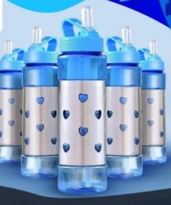 Steel Water Bottle for Travelling With Ice Cube /Water Bottle with Slipper for Gym