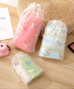 PVC Travel pouch 10 PCs set Small size 6.5* inch=10 PCs