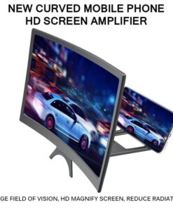 3D HD Phone Screen Magnifier Movie Video Amplifier Holder Enlarger Screen Smart Phone Magnifying Curved Screen 12 Inch