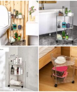 3 Layer acrylic corner trolly SK