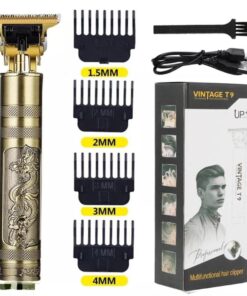 Metal Hair Trimming Vintage T9 Electric Hair Cutting Machine Hair Clipper Professional Men Shaver