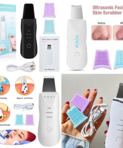 Rechargeable Ultrasonic Skin Scrubber Deep Face Cleaning Machine